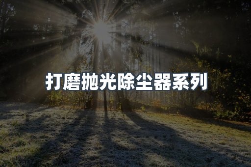 打磨抛光除尘器系列